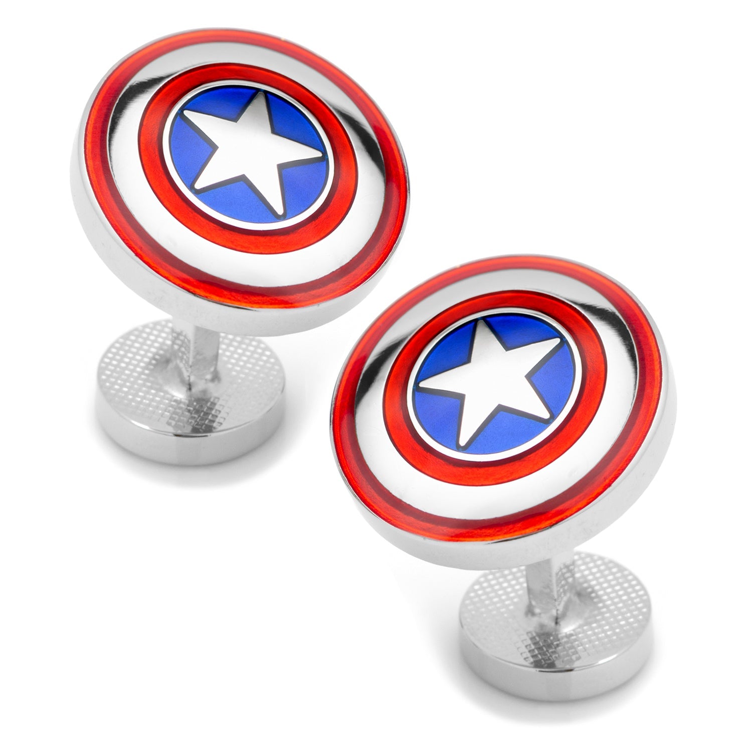 Cufflinks Captain America Cufflinks and Tie Bar Gift Set - Default Title - Bonton