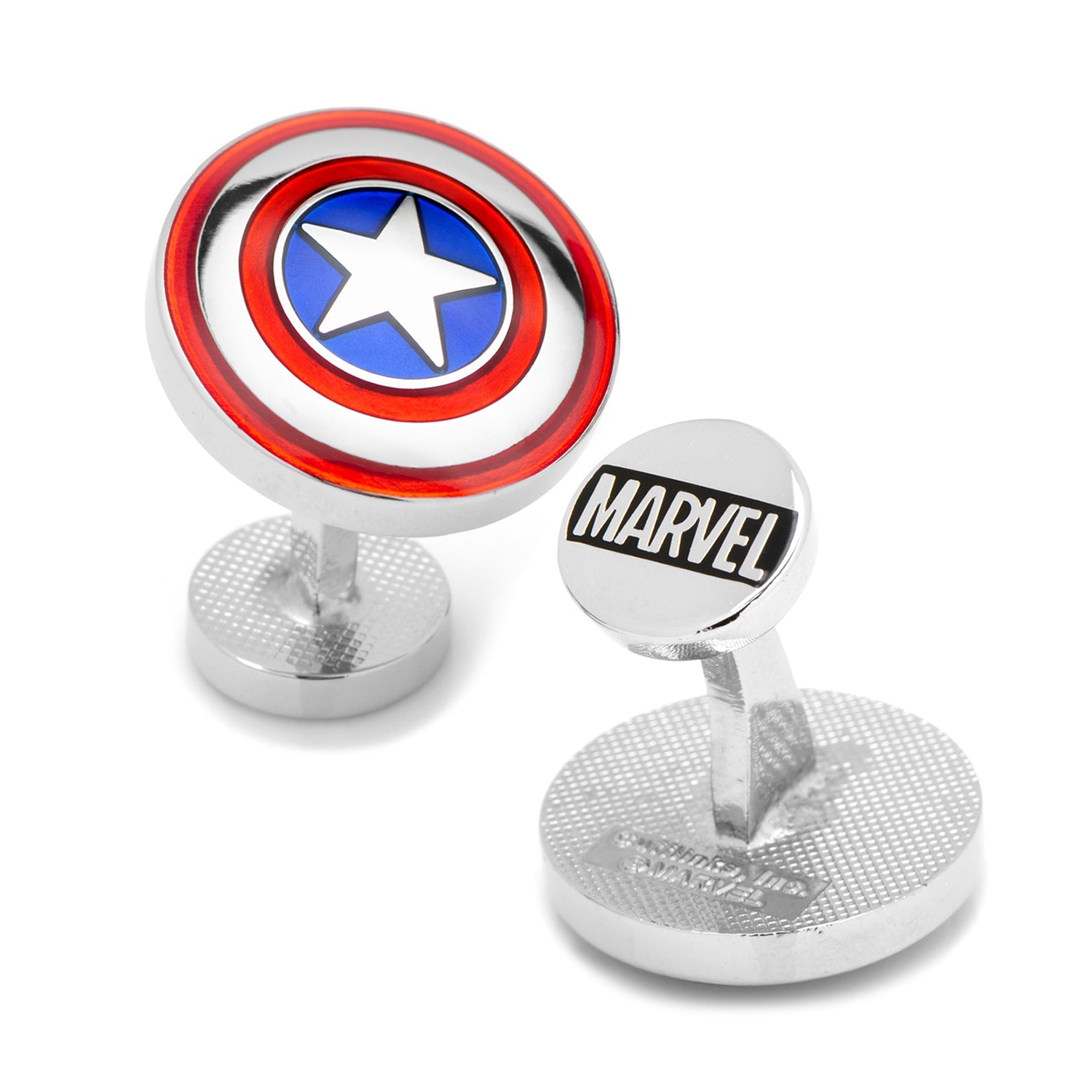  Cufflinks Captain America Cufflinks and Tie Bar Gift Set - Default Title - Bonton