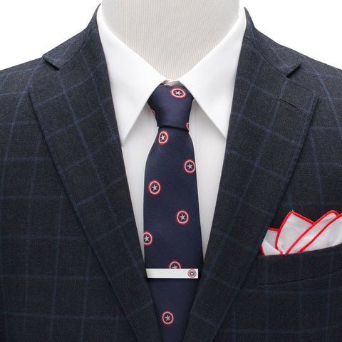 Captain America Shield Tie Bar