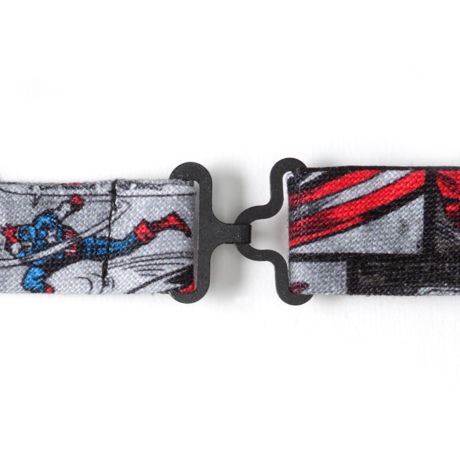  Cufflinks Captain America Comic Gray Men's Bow Tie - Default Title - Bonton