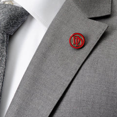 Daredevil Black Men's Tie and Embossed Logo Lapel Pin Gift Set