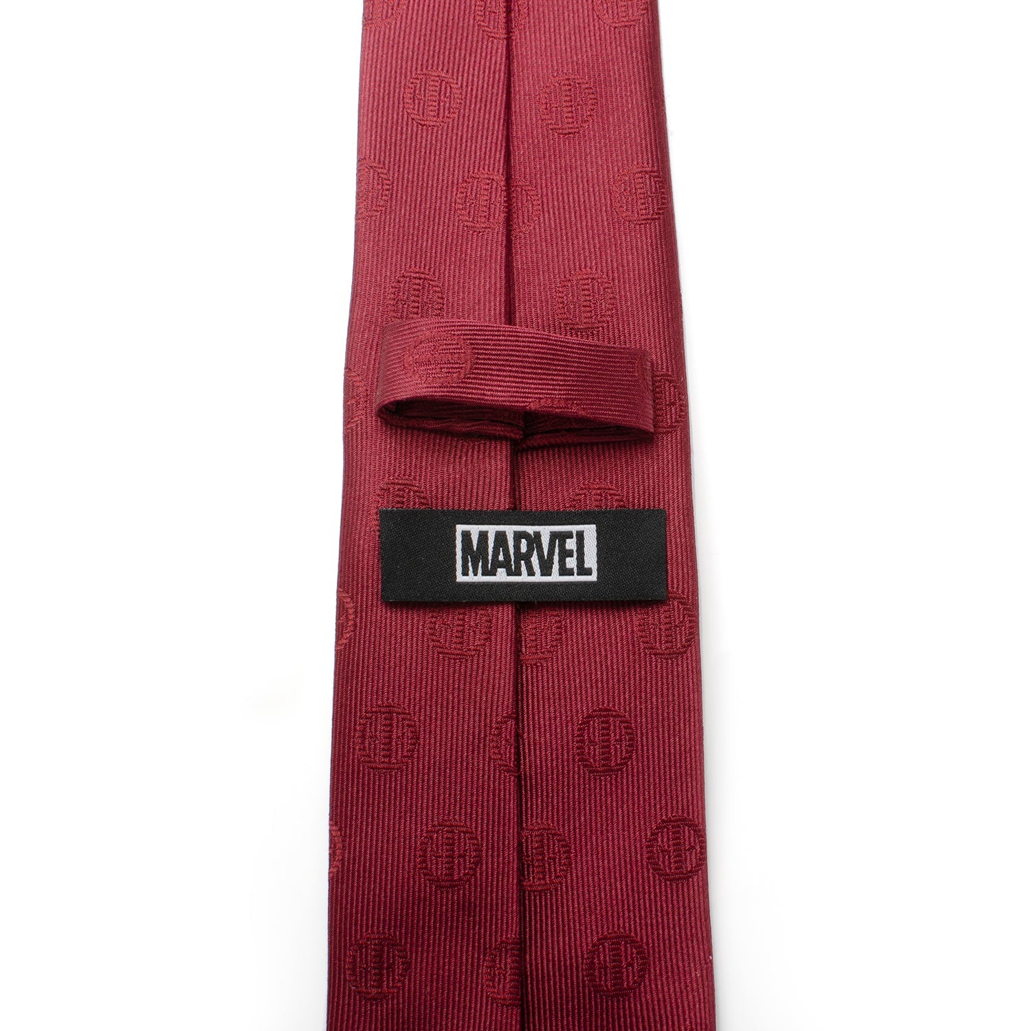  Cufflinks Deadpool Maroon Men's Tie - Default Title - Bonton