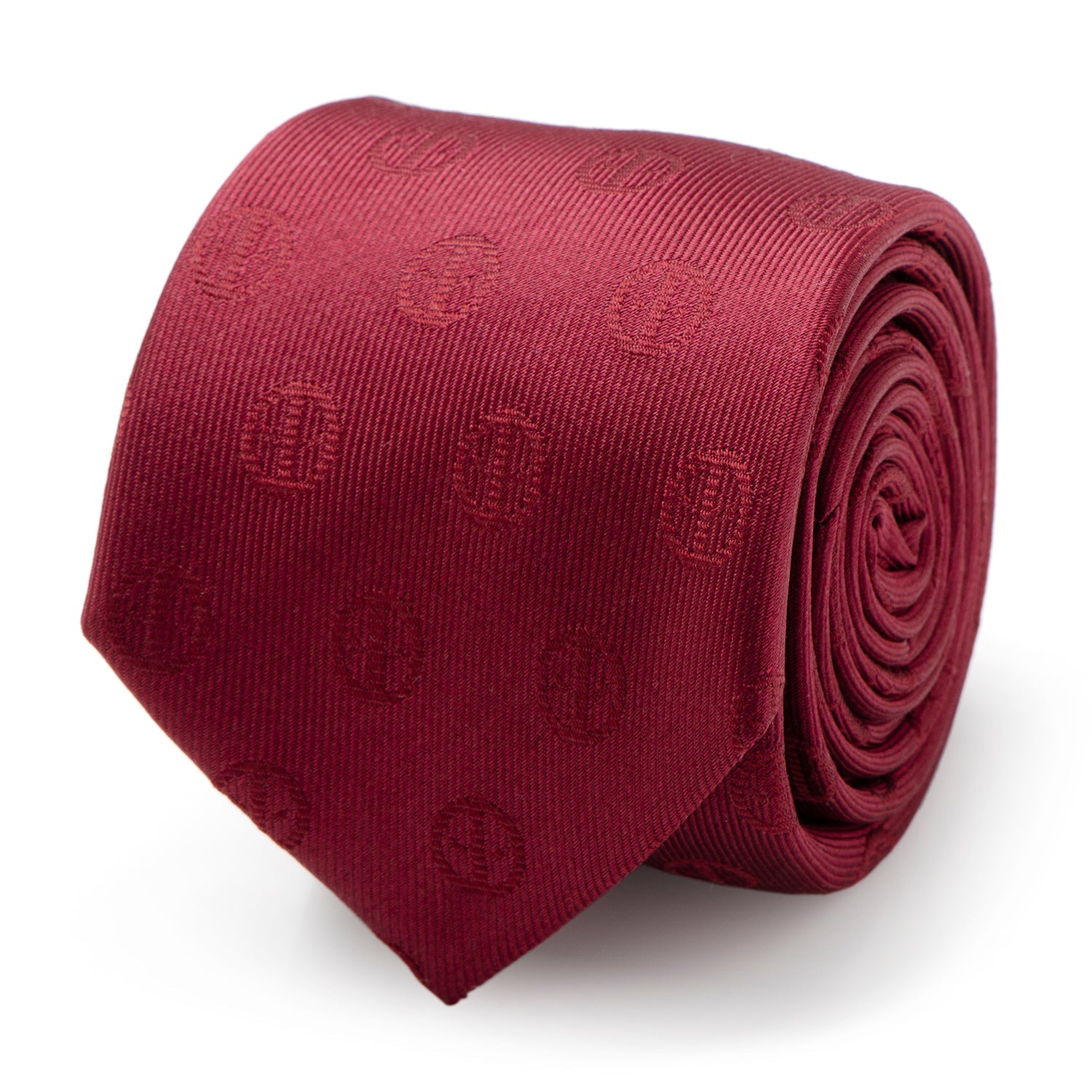  Cufflinks Deadpool Maroon Men's Tie - Default Title - Bonton