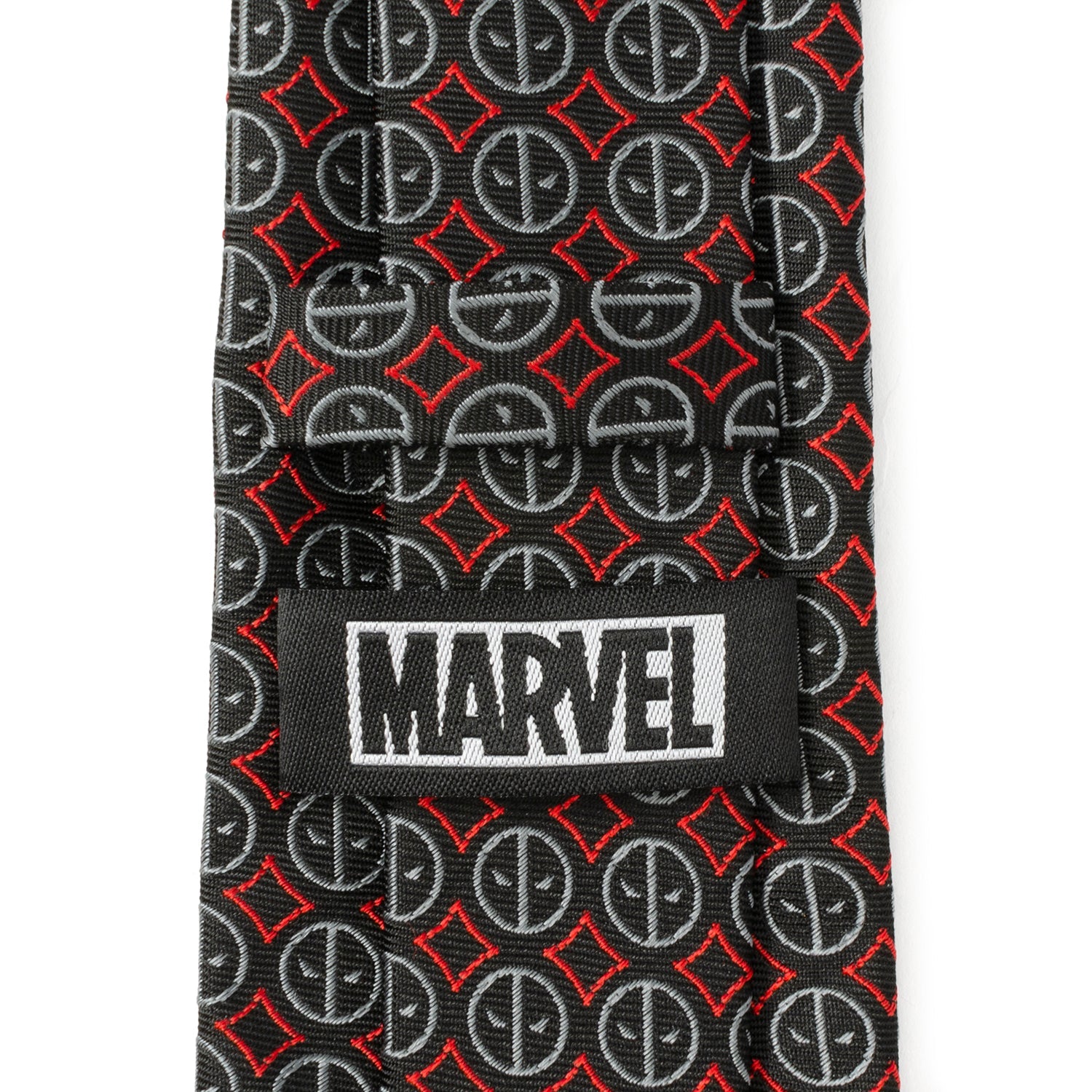  Cufflinks Deadpool Black Men's Tie - Default Title - Bonton