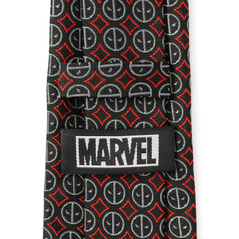 Deadpool Black Men's Tie