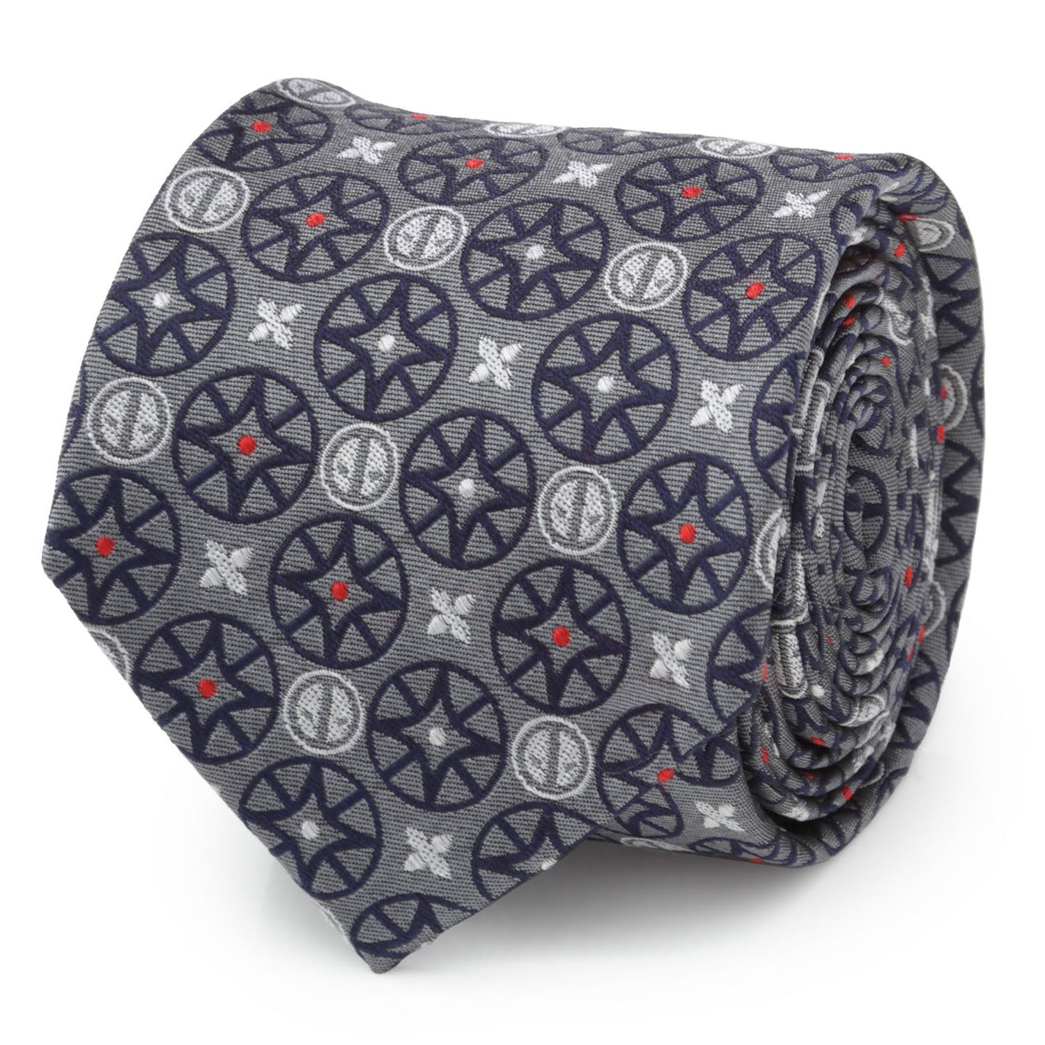  Cufflinks Deadpool Gray Men's Tie - Default Title - Bonton