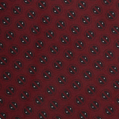 Deadpool Red Mask Silk Pocket Square