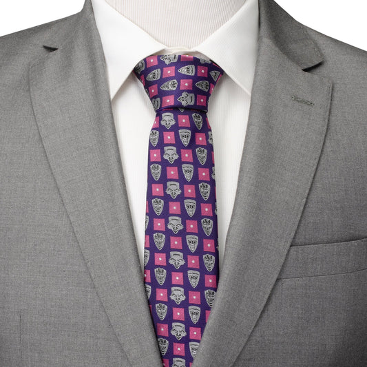 Guardian's of the Galaxy Purple Men's Tie