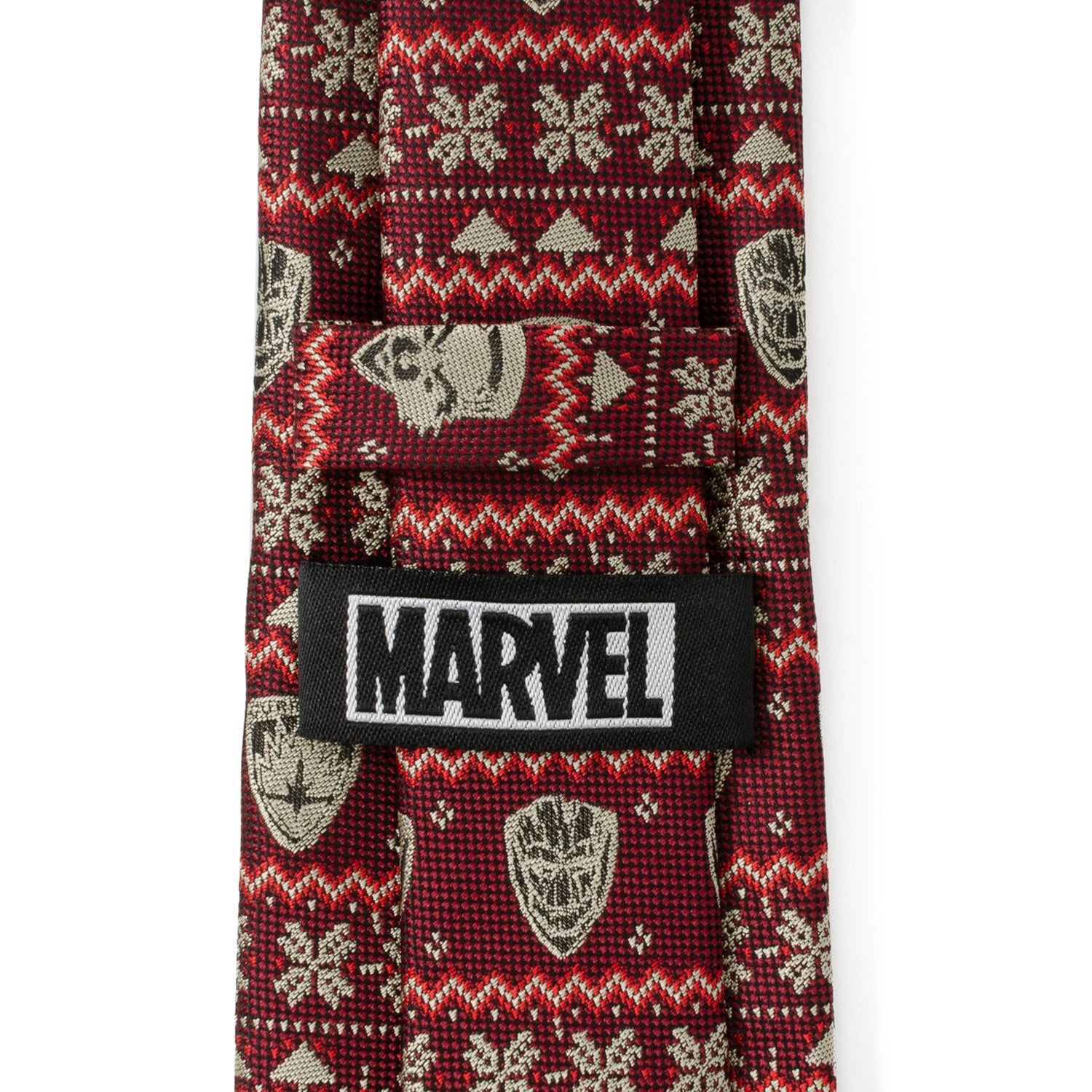  Cufflinks Guardians of the Galaxy Fair Isle Red Men's Tie - Default Title - Bonton