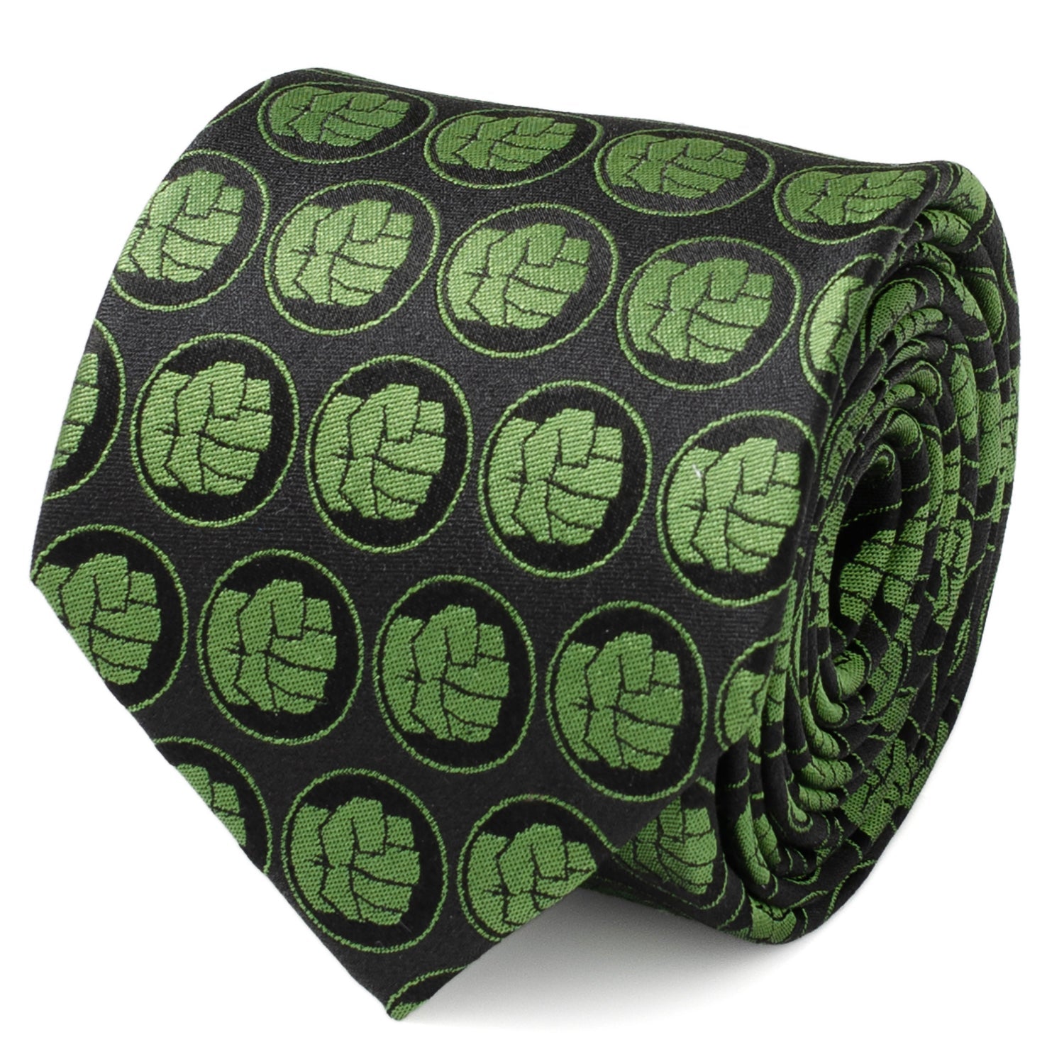  Cufflinks Hulk Black Men's Tie - Default Title - Bonton