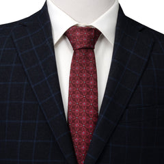 Iron Man Burgundy Multi Men's Tie