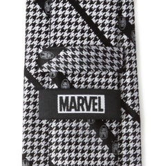 Iron Man Houndstooth Black Men's Tie