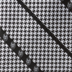 Iron Man Houndstooth Black Men's Tie