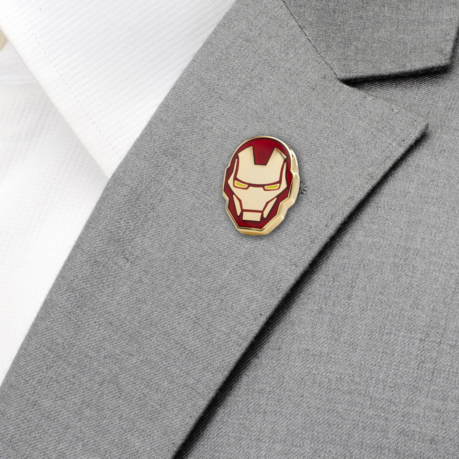  Cufflinks Iron Man Helmet Lapel Pin - Default Title - Bonton