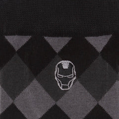 Iron Man Argyle Black Gift Set