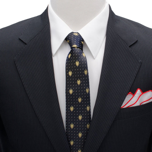 Iron Man Gray Dot Tie