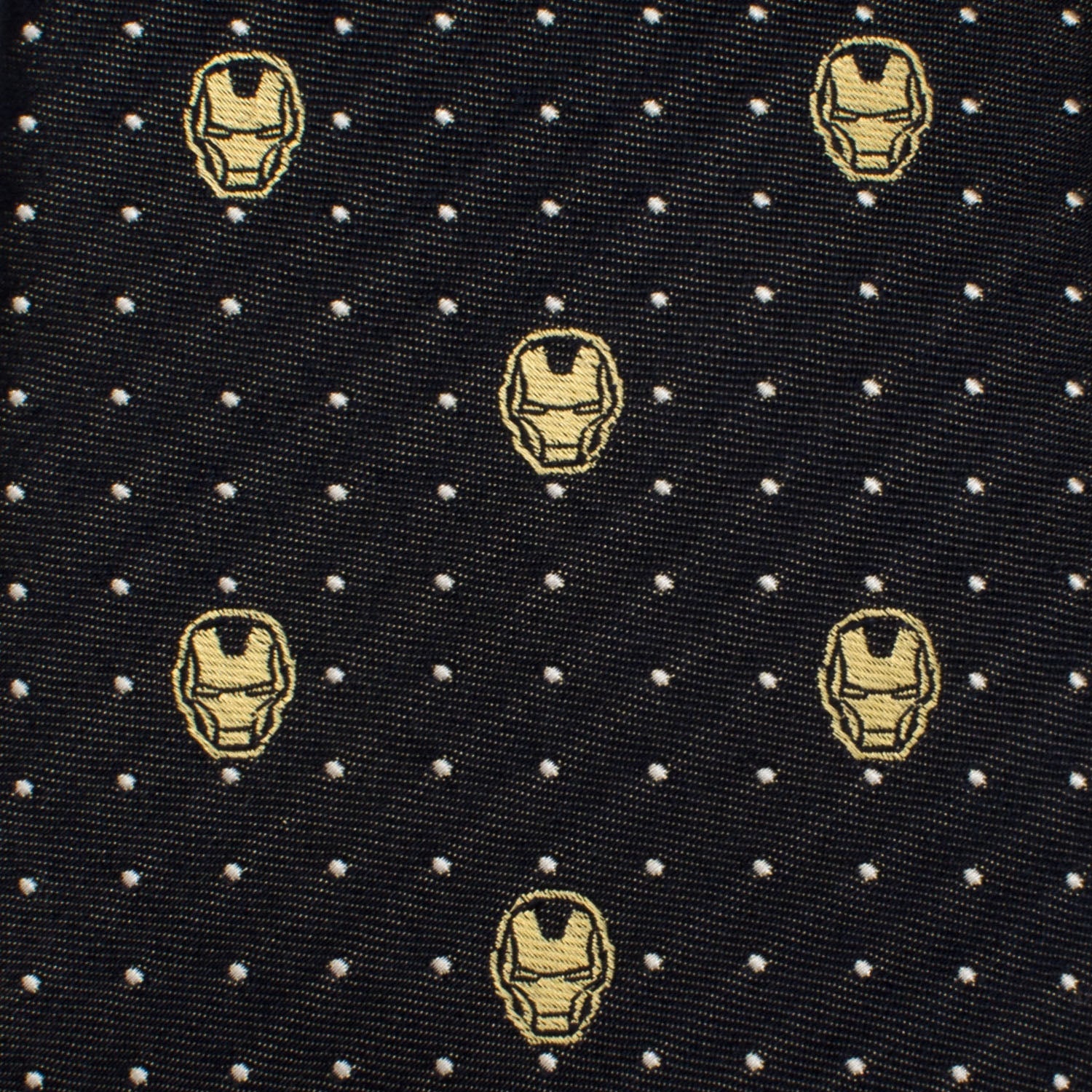  Cufflinks Iron Man Gray Dot Tie - Default Title - Bonton