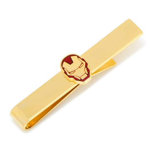 Gold Plated Iron Man Tie Bar