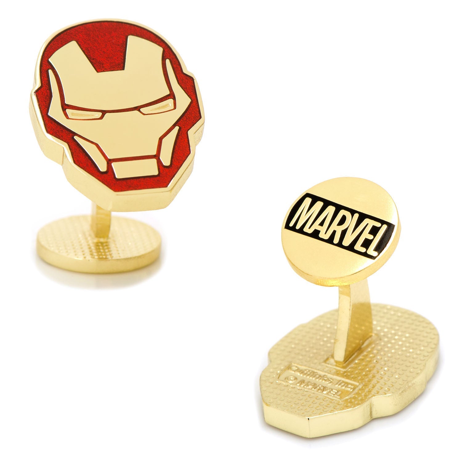  Cufflinks Iron Man Cufflinks and Tie Bar Gift Set - Default Title - Bonton