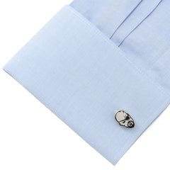 Nick Fury Silver Cufflinks