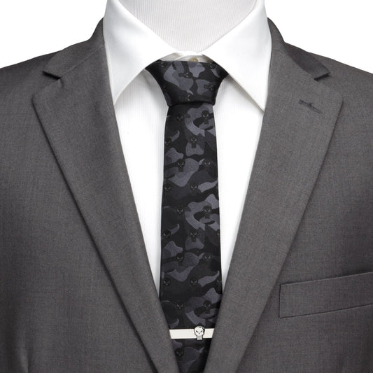 The Punisher Camo Black Silk Men's Tie