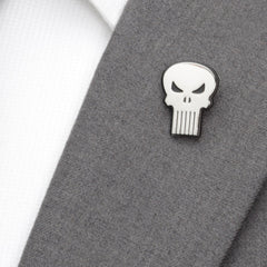 The Punisher Silver Lapel Pin