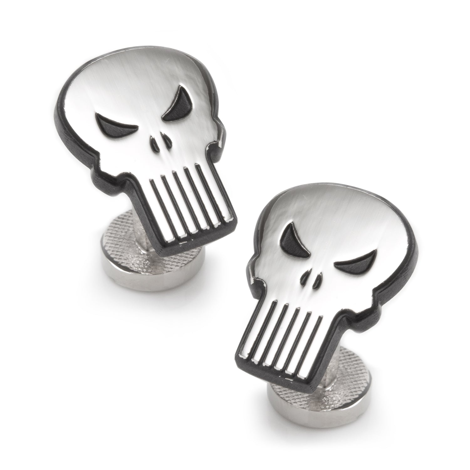  Cufflinks The Punisher Silver Cufflinks - Default Title - Bonton