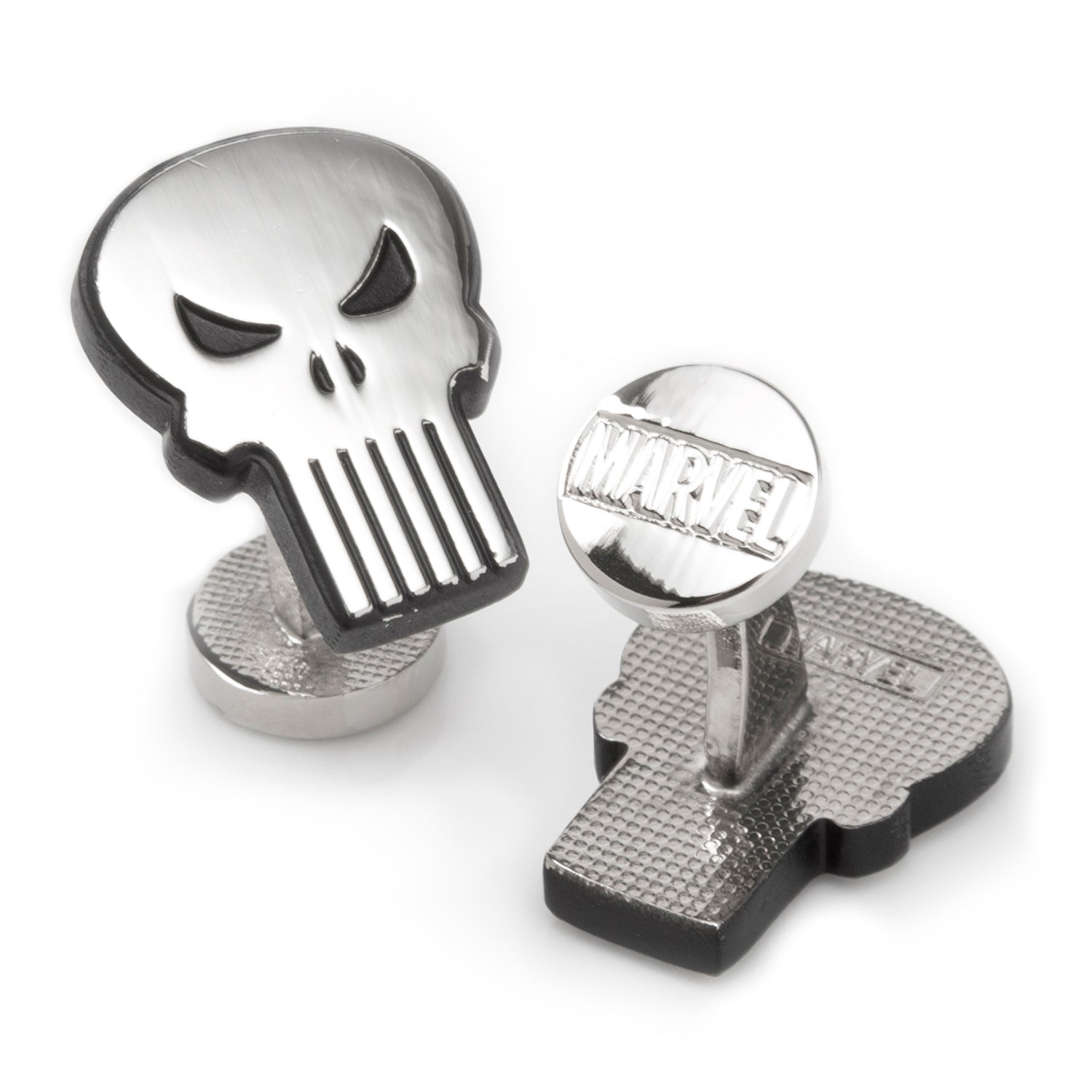  Cufflinks The Punisher Silver Cufflinks - Default Title - Bonton