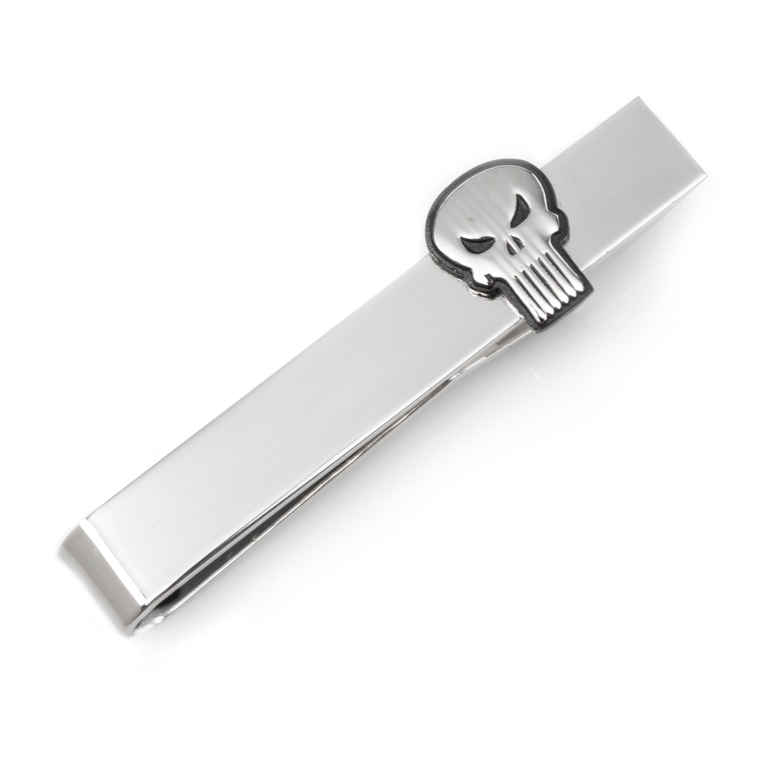  Cufflinks The Punisher Silver Tie Bar - Default Title - Bonton