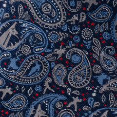 Avengers Blue Multi Paisley Men's Tie