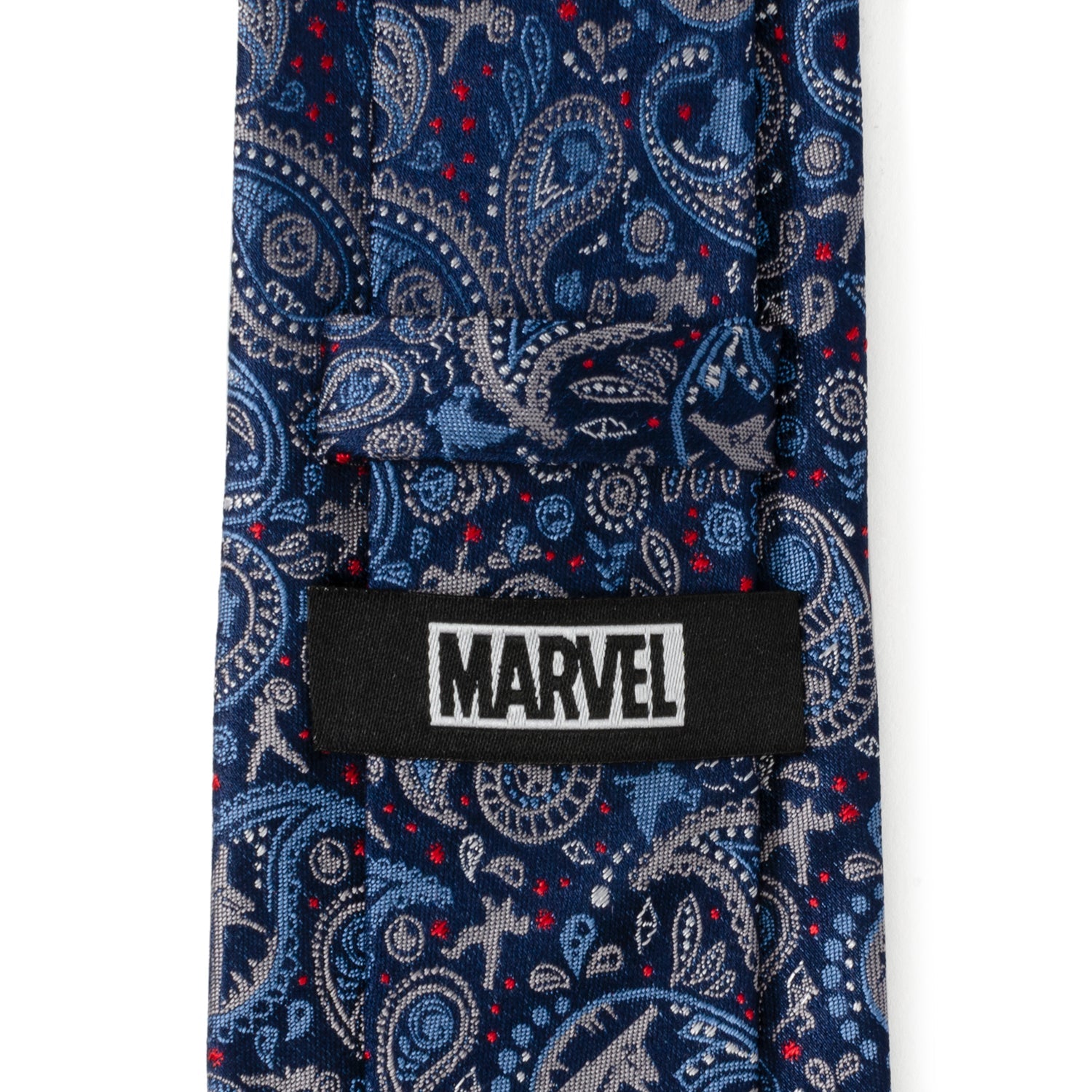  Cufflinks Avengers Blue Multi Paisley Men's Tie - Default Title - Bonton