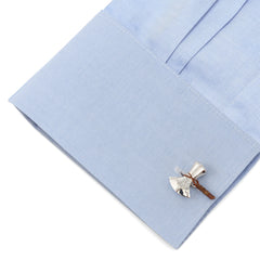 3D Stormbreaker Silver Cufflinks