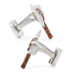 3D Stormbreaker Silver Cufflinks