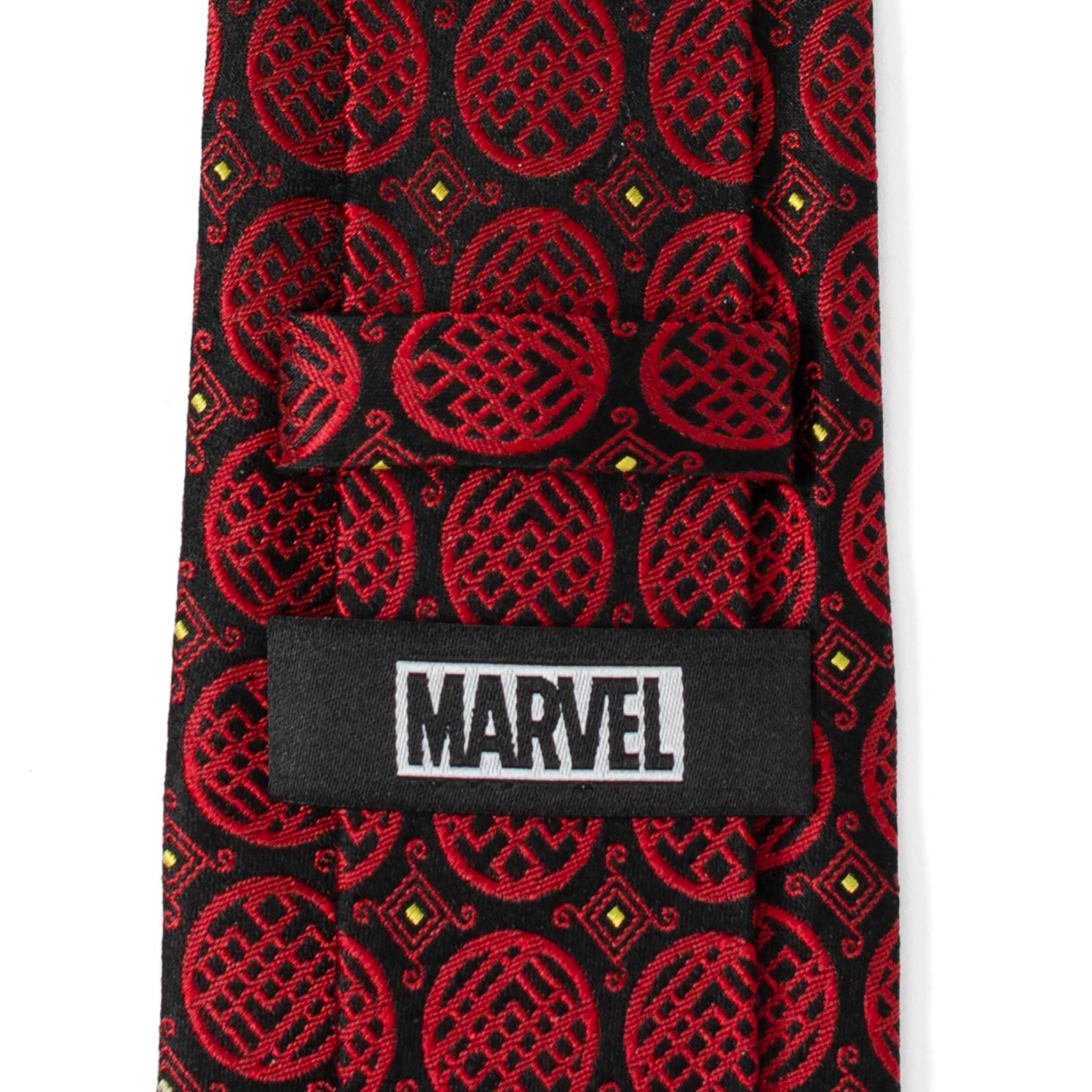  Cufflinks Shang-Chi Red Men's Tie - Default Title - Bonton