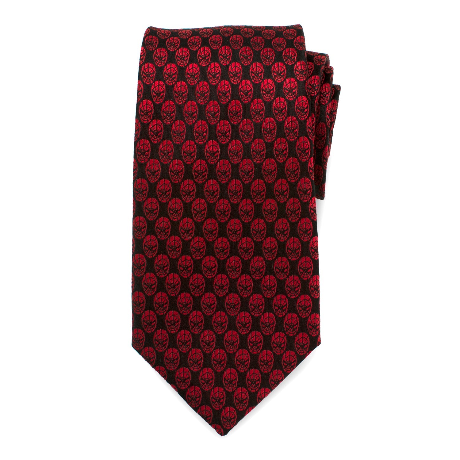  Cufflinks Spider-Man Mask Red Men's Tie - Default Title - Bonton