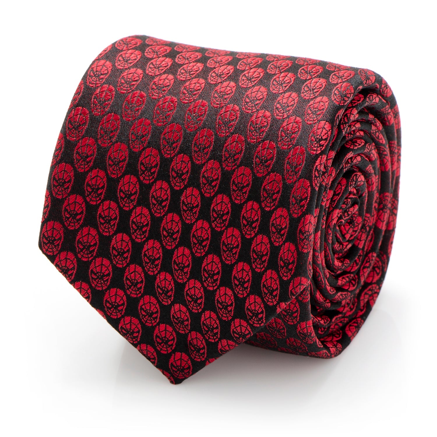  Cufflinks Spider-Man Mask Red Men's Tie - Default Title - Bonton