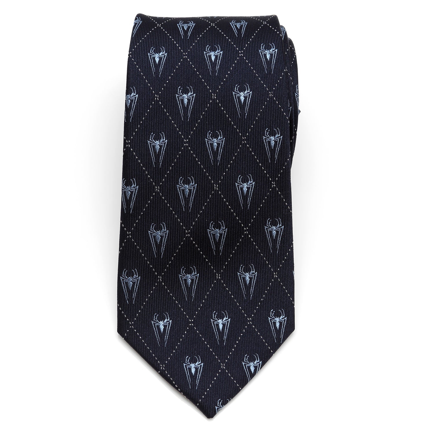  Cufflinks Spider-Man Diamond Navy Men's Tie - Default Title - Bonton