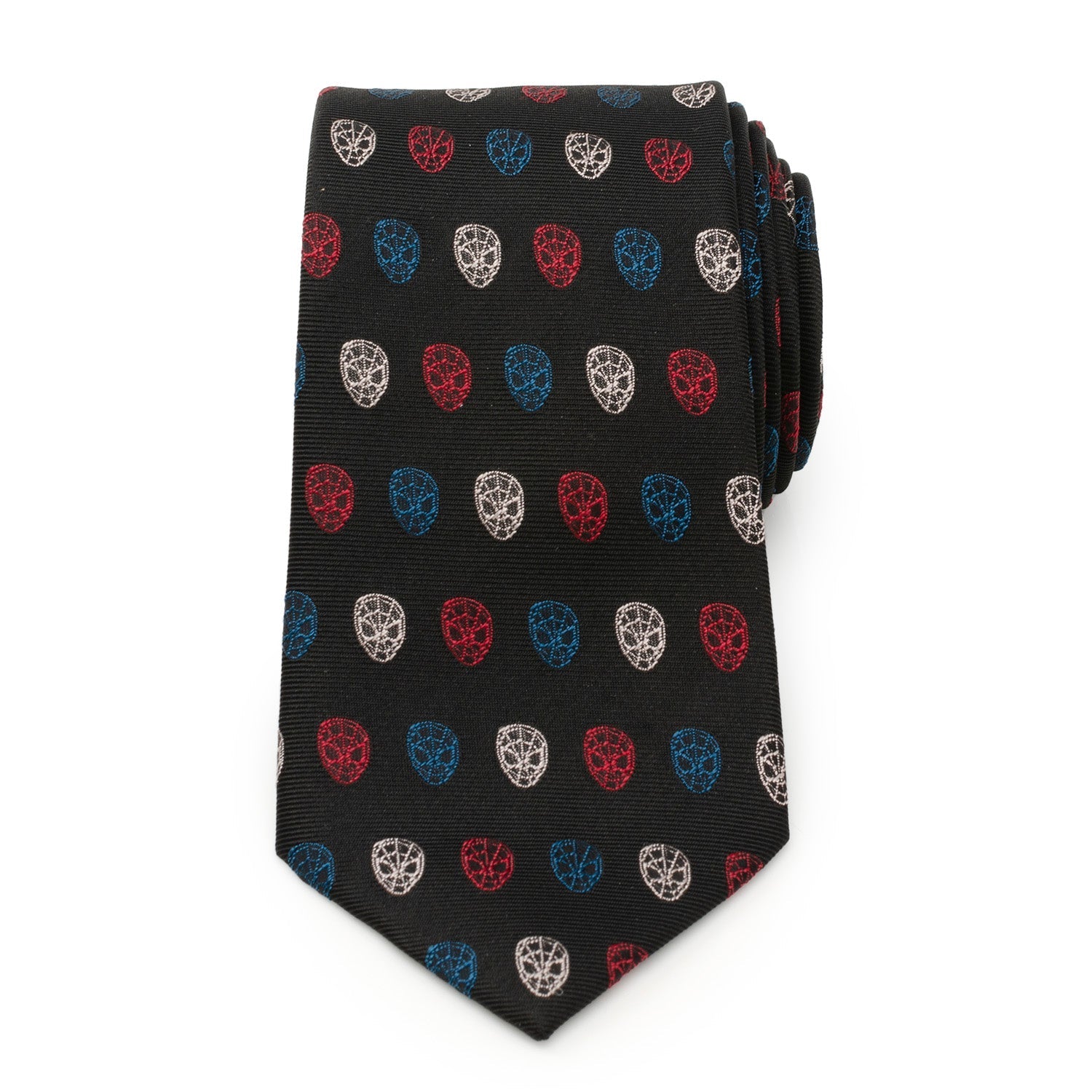  Cufflinks Spider-Man Black Multi Men's Tie - Default Title - Bonton