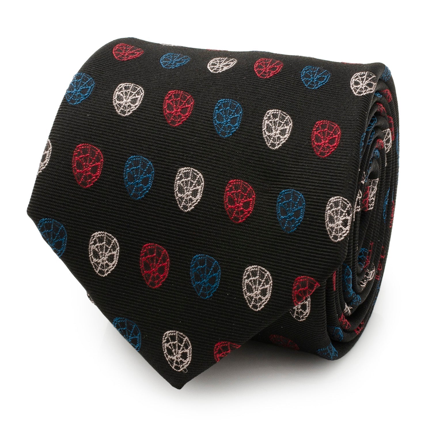  Cufflinks Spider-Man Black Multi Men's Tie - Default Title - Bonton