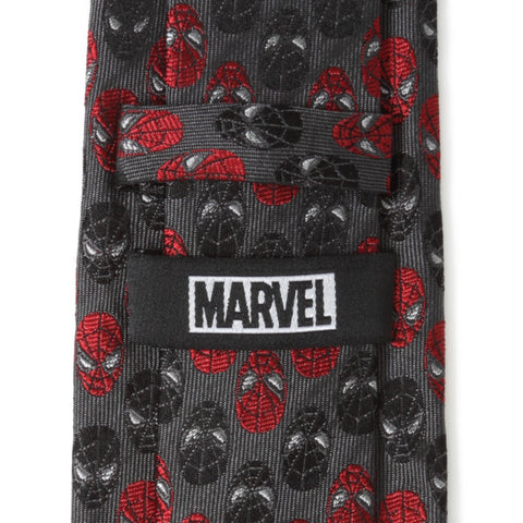 Spider-Man Chevron Red Black Men's Tie