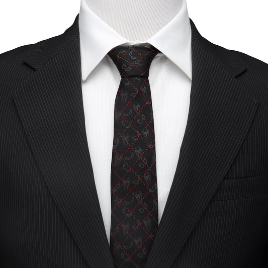 Spider-Man Eyes Diamond Men's Tie