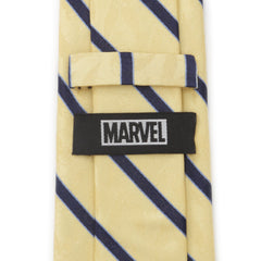 Wolverine Mask Yellow and Navy Silk Men's Tie