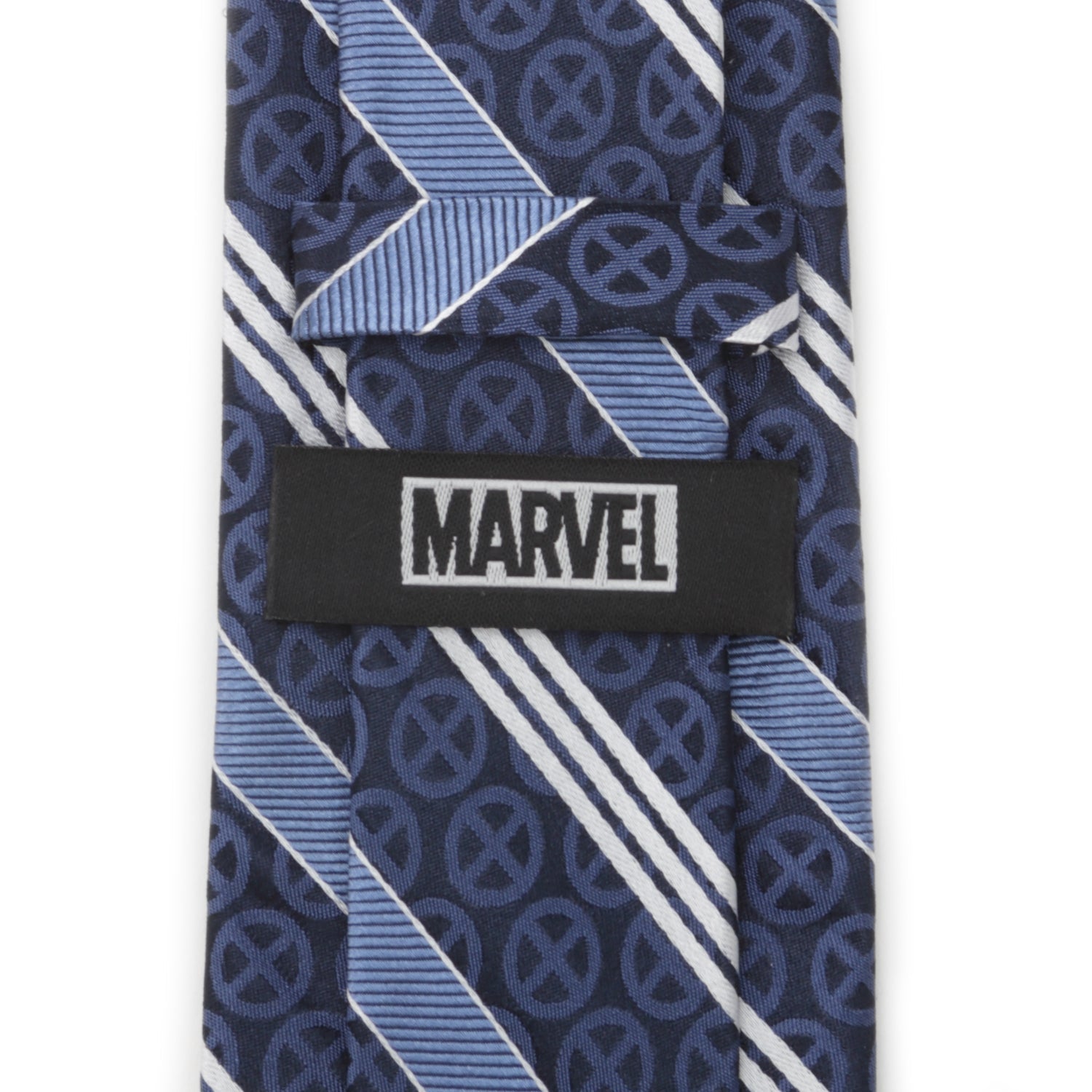  Cufflinks X-Men Symbol Navy Men's Tie - Default Title - Bonton