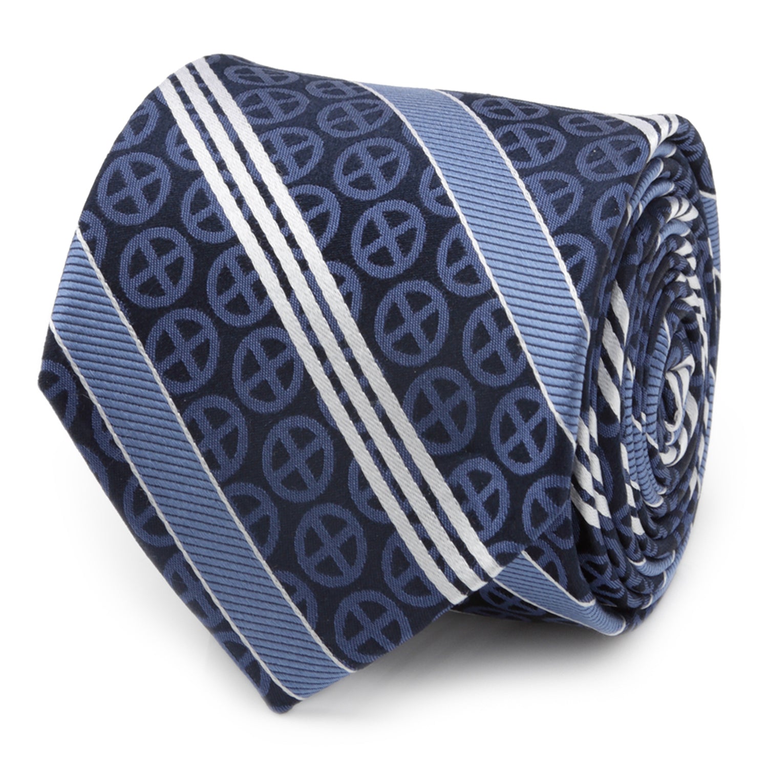  Cufflinks X-Men Symbol Navy Men's Tie - Default Title - Bonton