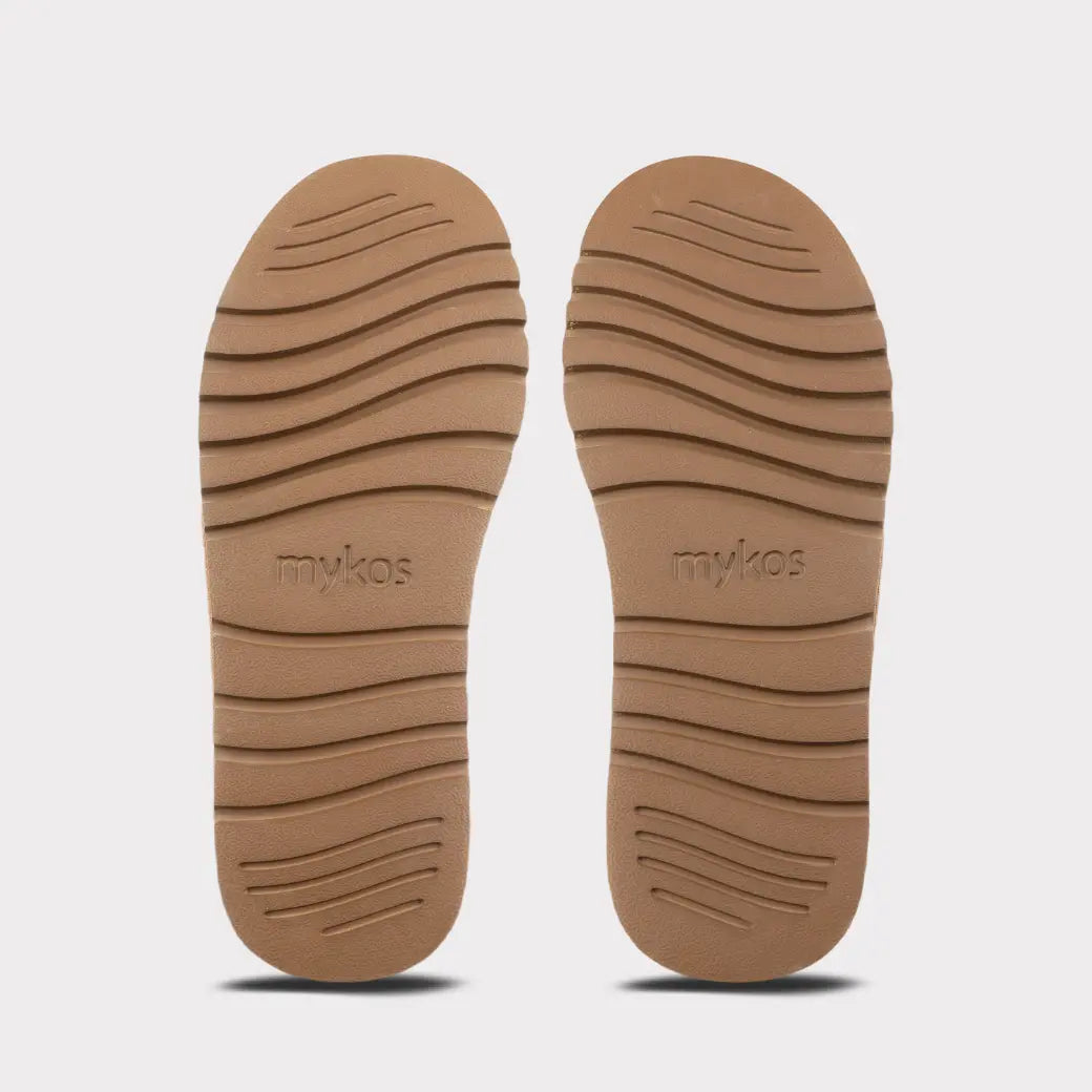  Mykos Britt Women's Pull-on Slipper Bootie - Sand - Bonton