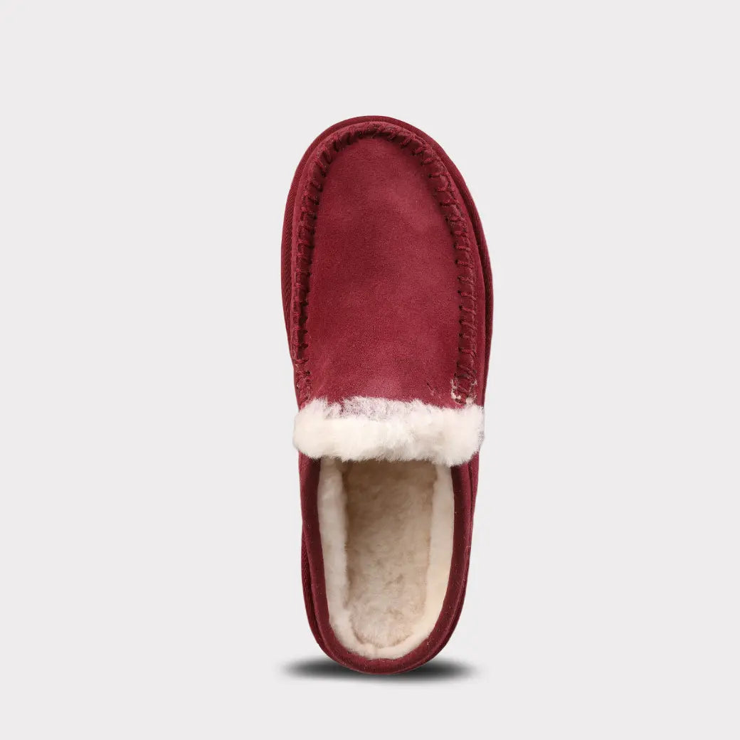  Mykos Cassie Women's Slip-on Platform Slipper - Wine - Bonton
