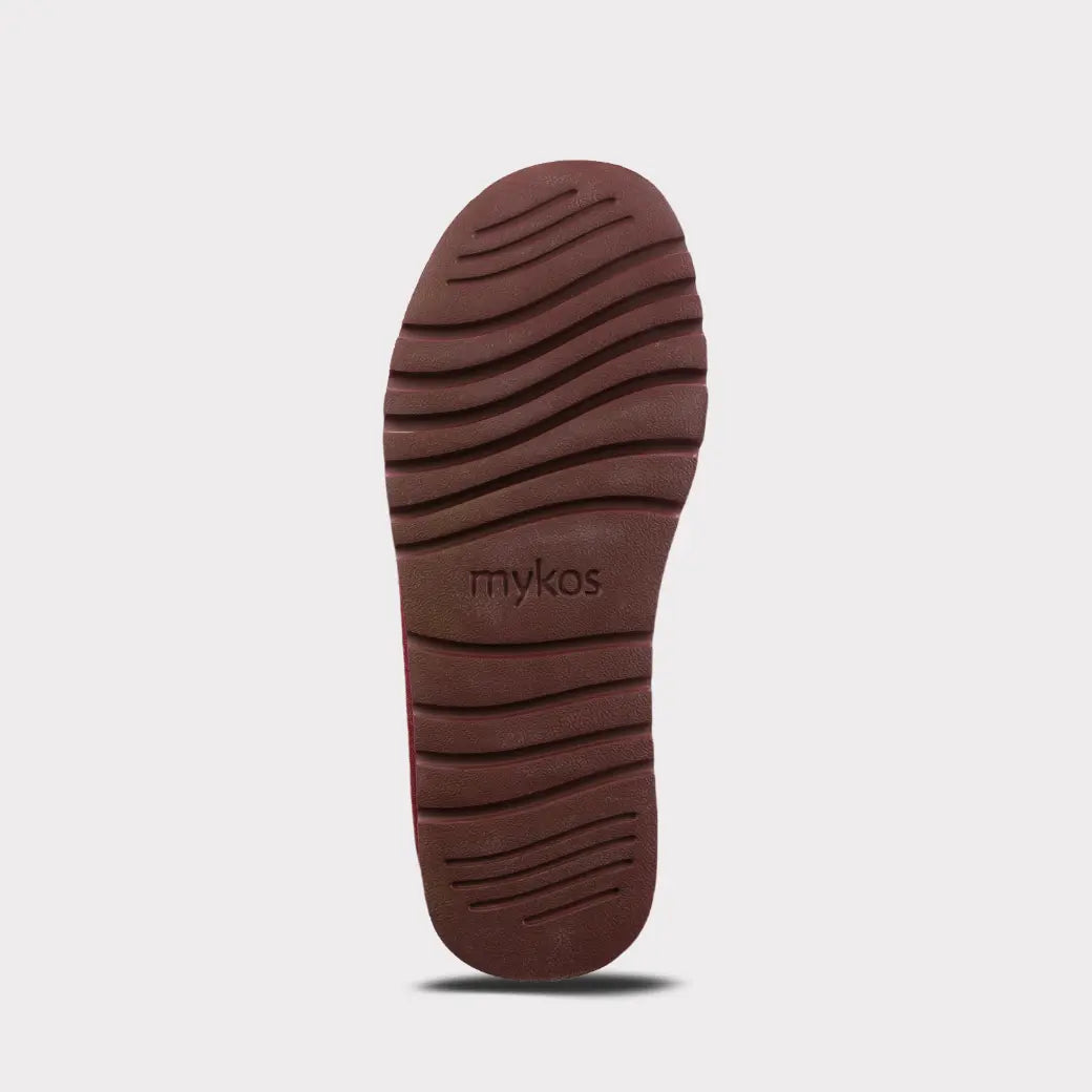  Mykos Cassie Women's Slip-on Platform Slipper - Wine - Bonton