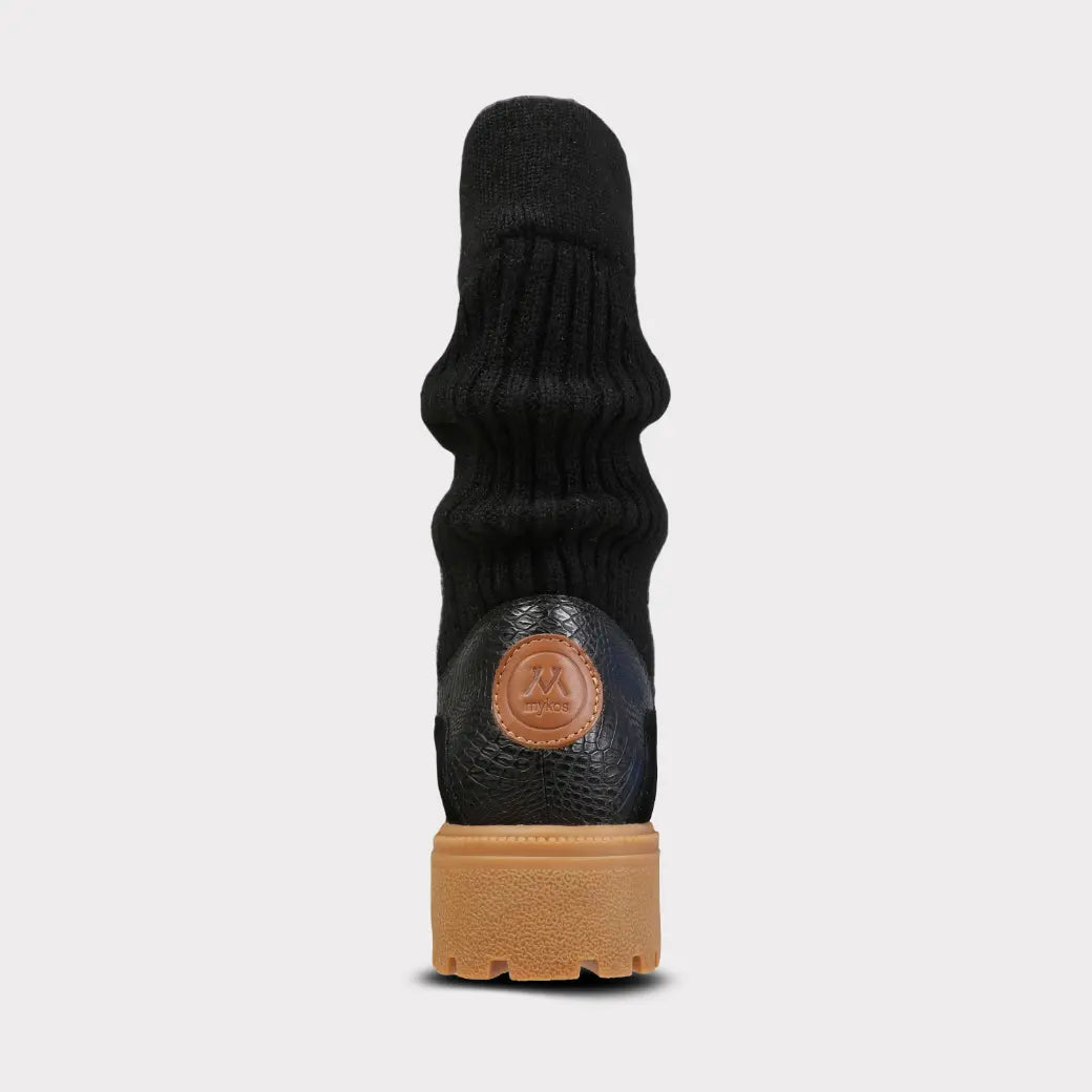  Mykos Maria Women's Pull-on Boot - Black/Gum - Bonton