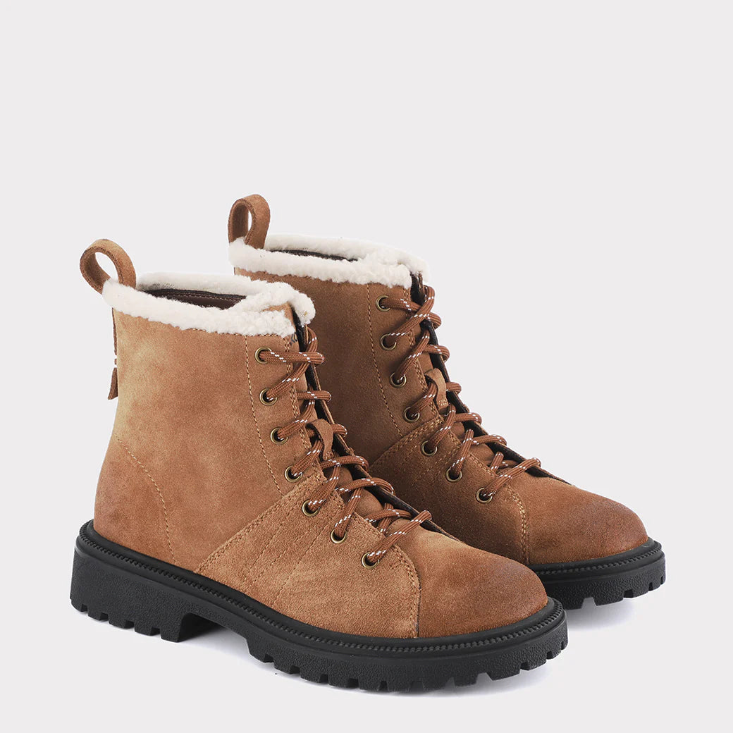  Mykos Rowan Women's Lace-Up Hiker Boot - Navy - Bonton