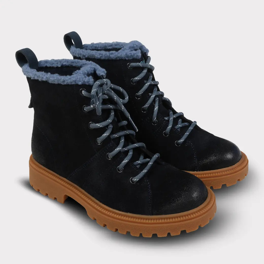  Mykos Rowan Women's Lace-Up Hiker Boot - Navy - Bonton